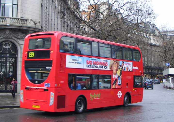 Metroline Alexander Dennis Enviro400H hybrid TEH1122